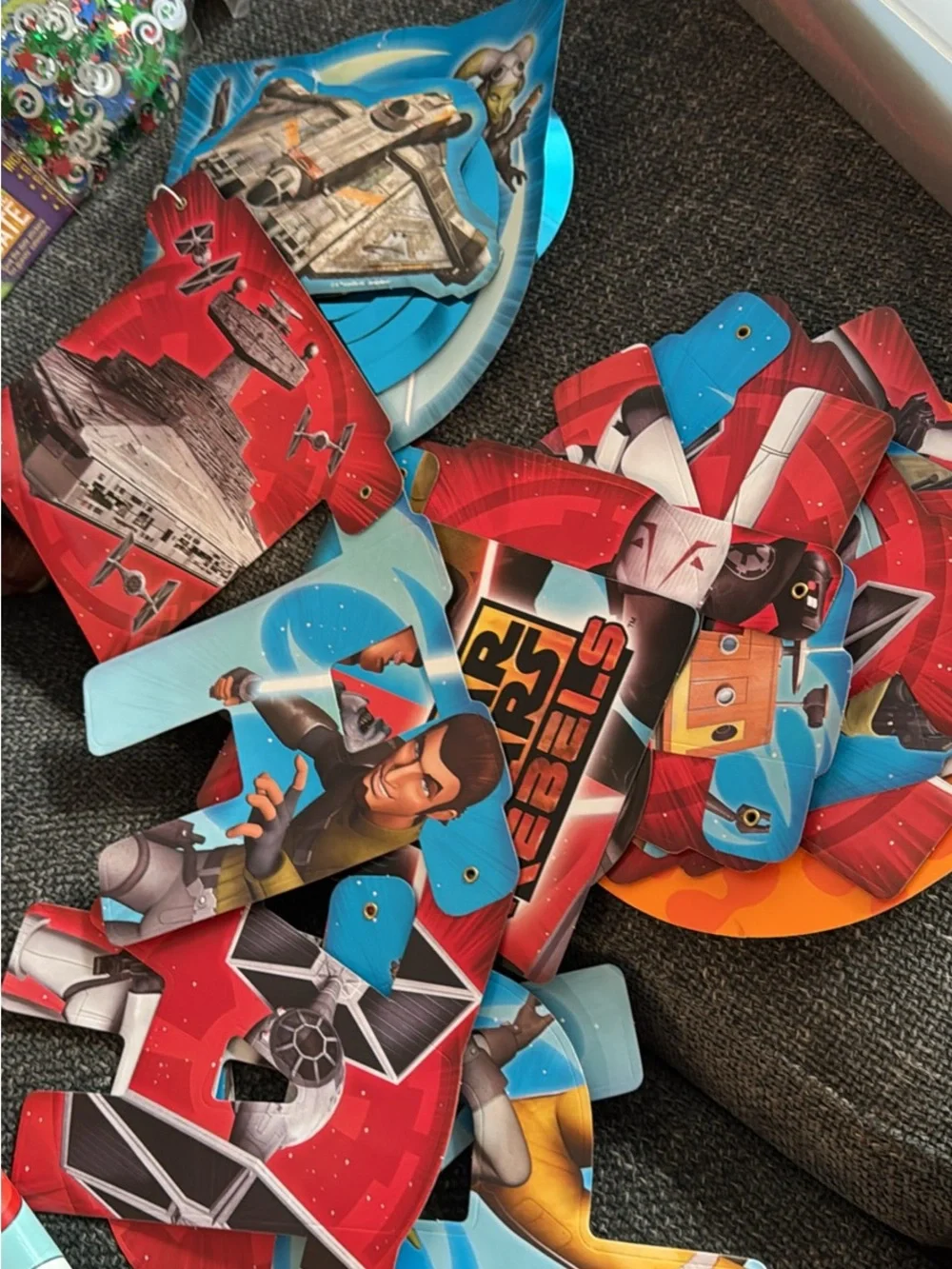 Kids Party decor, bags, invitations